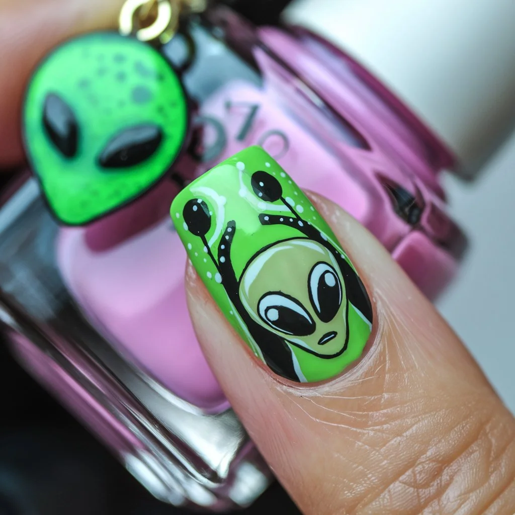 Alien Nail Design
