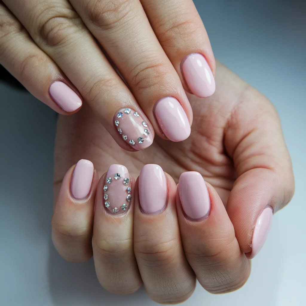 Pink Nude Nails