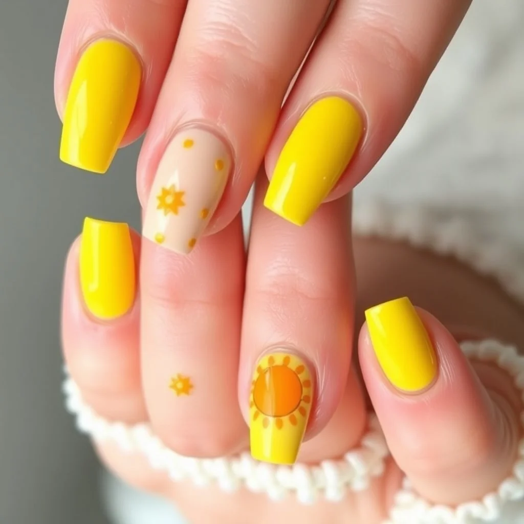 Sunshine Nail Designs